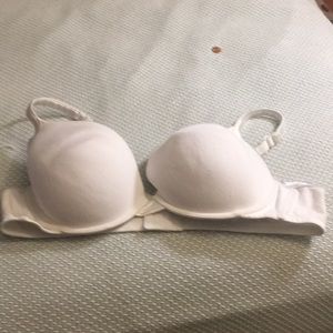 White lined bra